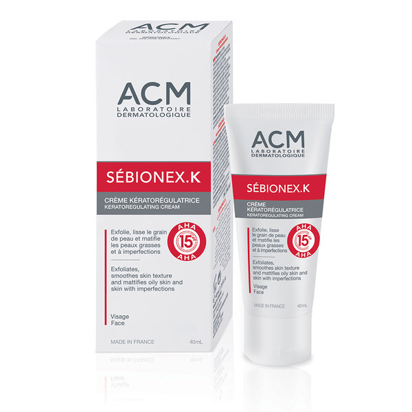 Kem hỗ trợ điều trị mụn ACM Sebionex.K Keratoregulating Cream